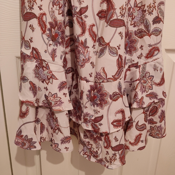 NWT Grace Karin Paisley Smocked Maxi Dress, Lined - Picture 9 of 11